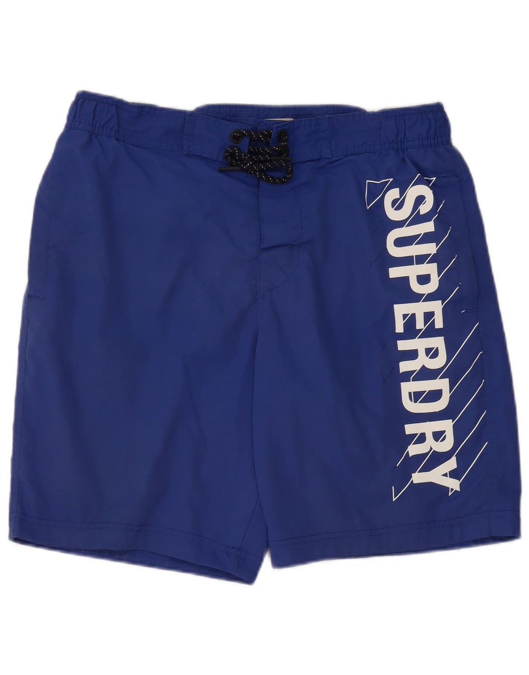 SUPERDRY Herren Badeshorts mit Grafik, Größe L, Blau, Polyester