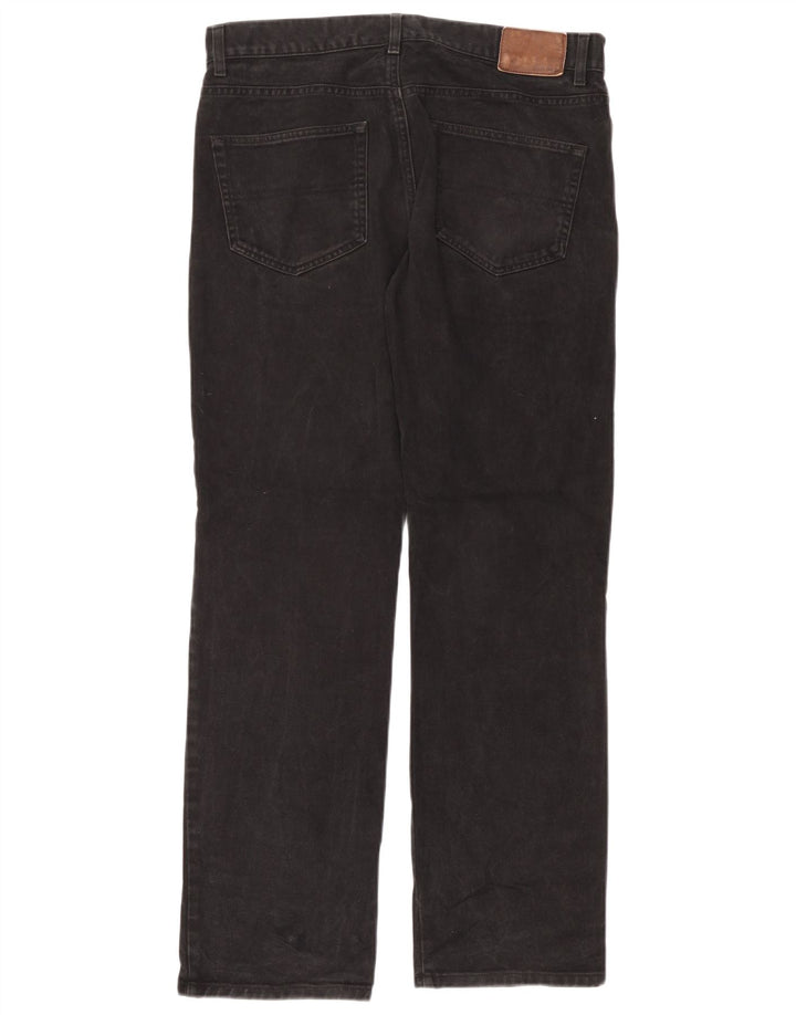 Gant Herren Straight Jeans W34 L32 Graue Baumwolle