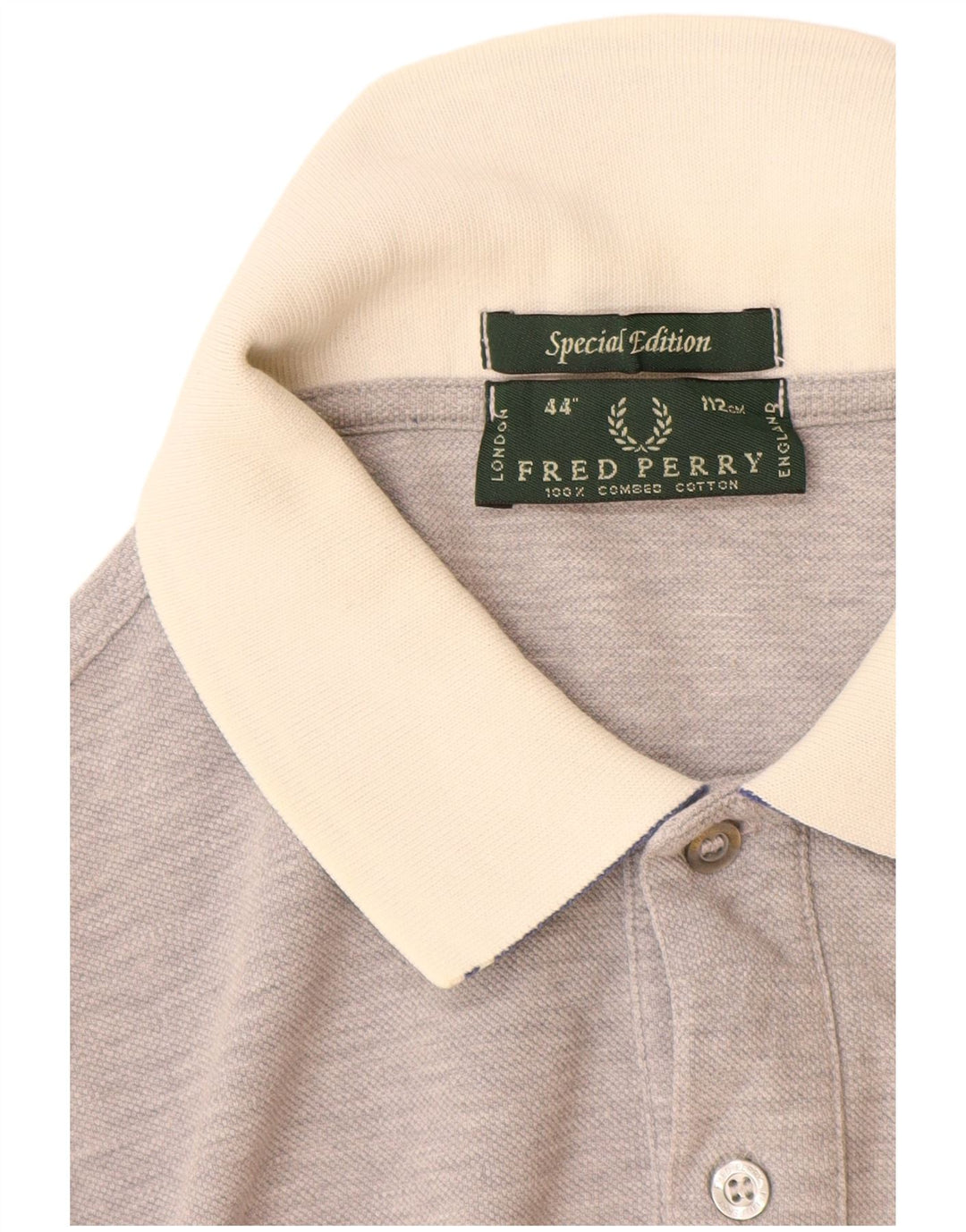 FRED PERRY Herren-Poloshirt aus mittelgrauer Baumwolle