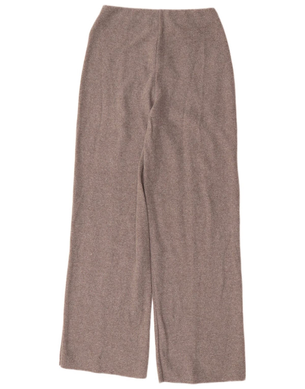 Zara Damen-Strickhose mit lockerer Passform, UK 10, Größe S, grau, Polyester