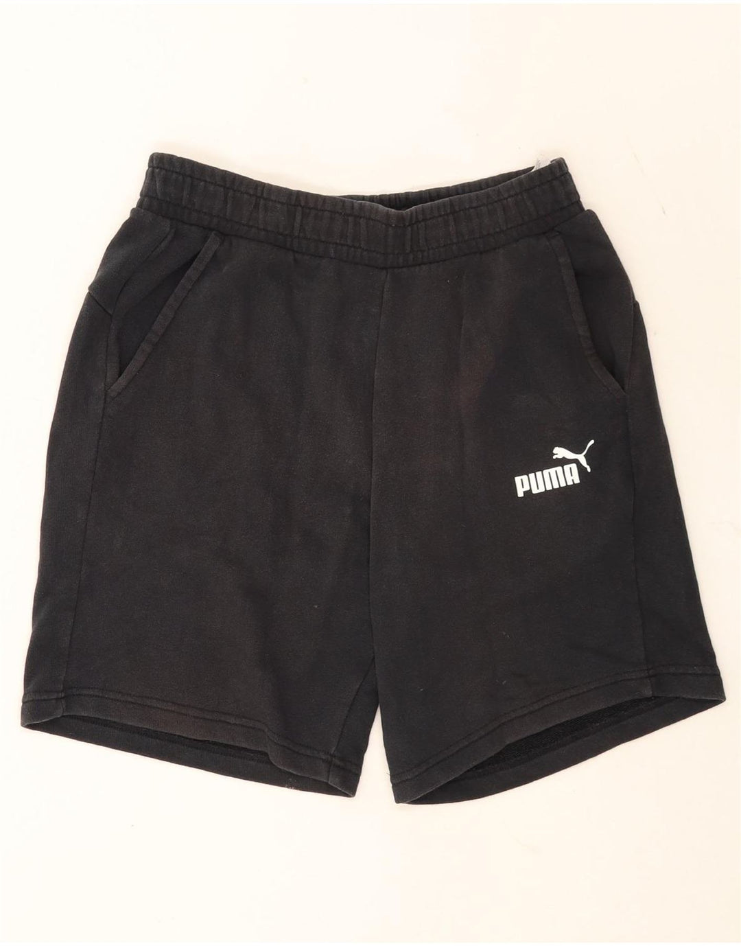 Puma Herren Sportshorts Mittelschwarze Baumwolle