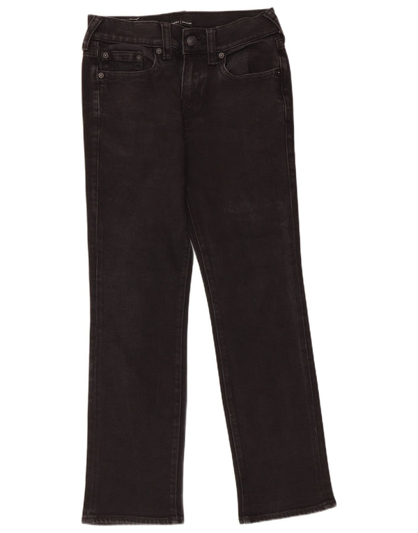 TRUE RELIGION Herren Ricky Relaxed Fit Straight Jeans W29 L30 Schwarze Baumwolle