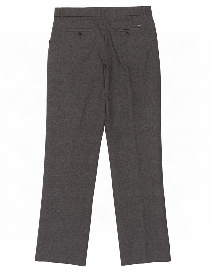 Tommy Hilfiger Damen gerade Chino-Hose US 8 Medium W32 L33 Grau