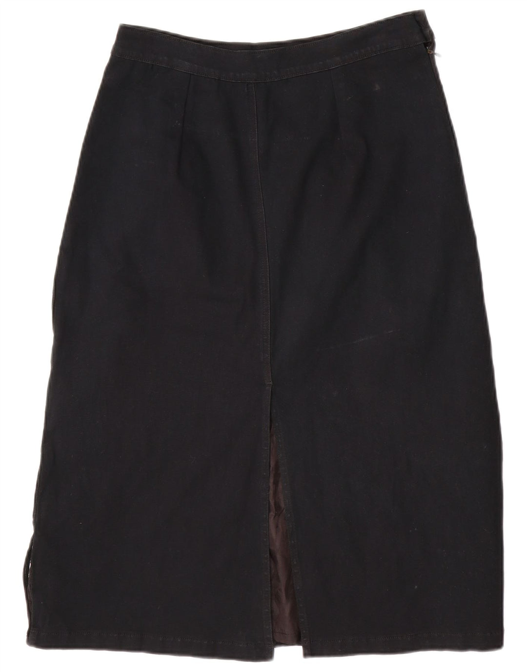 VINTAGE Damen Jeansrock W30 Mittelschwarz