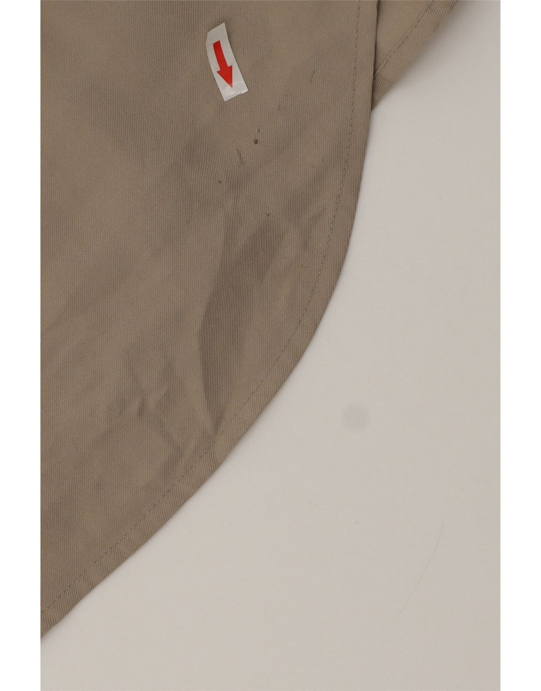 Übergroßes Hemdkleid von Zara für Damen, UK 14, mittelbeige Viskose