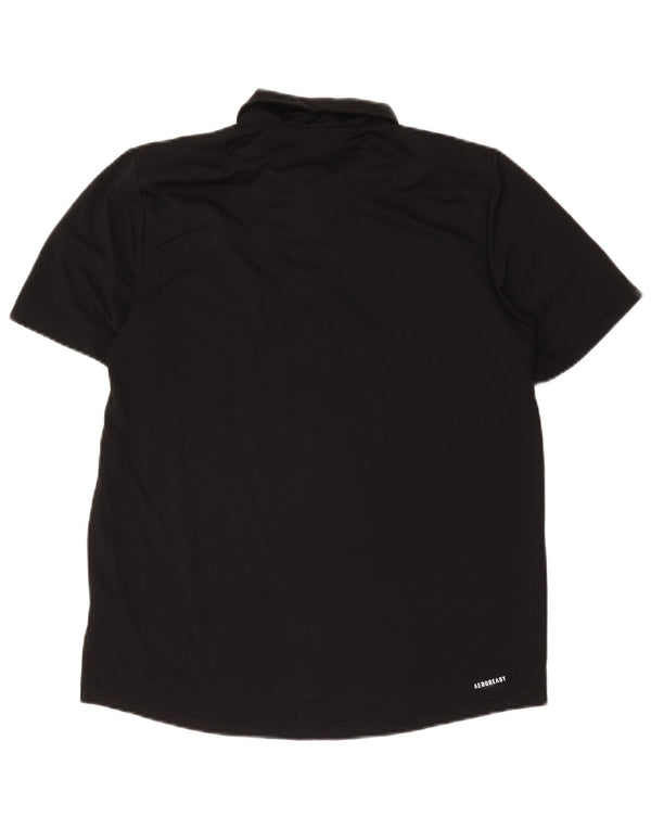 Adidas Herren Aeroready Poloshirt Medium Schwarz Polyester