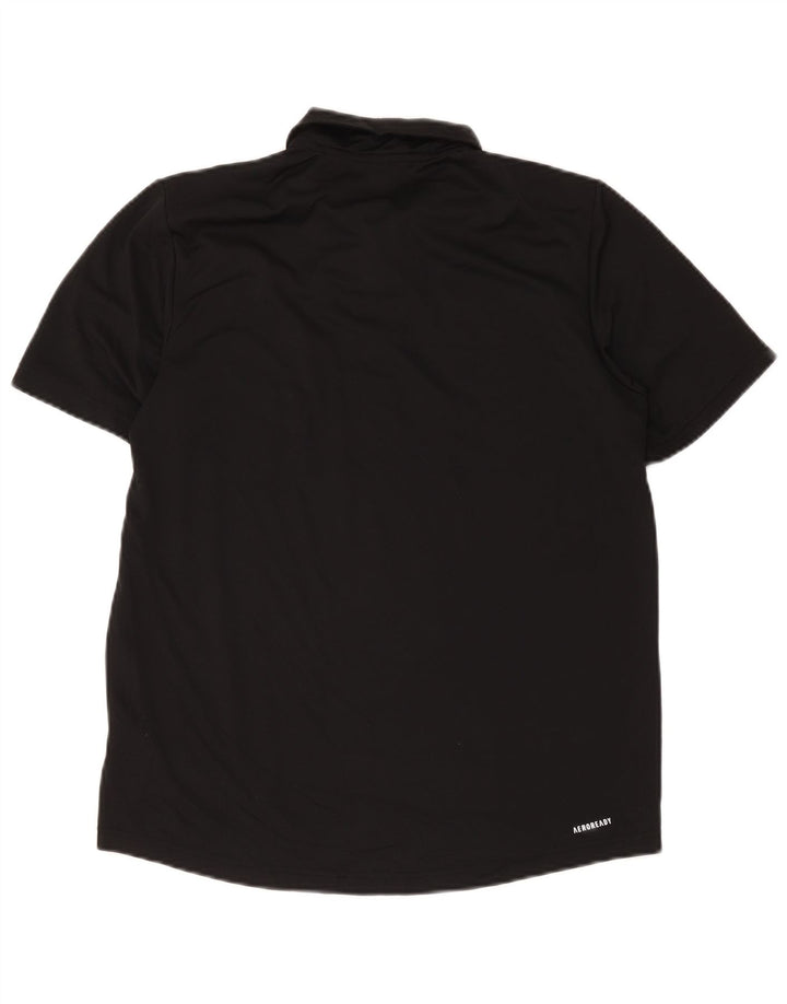 Adidas Herren Aeroready Poloshirt Medium Schwarz Polyester