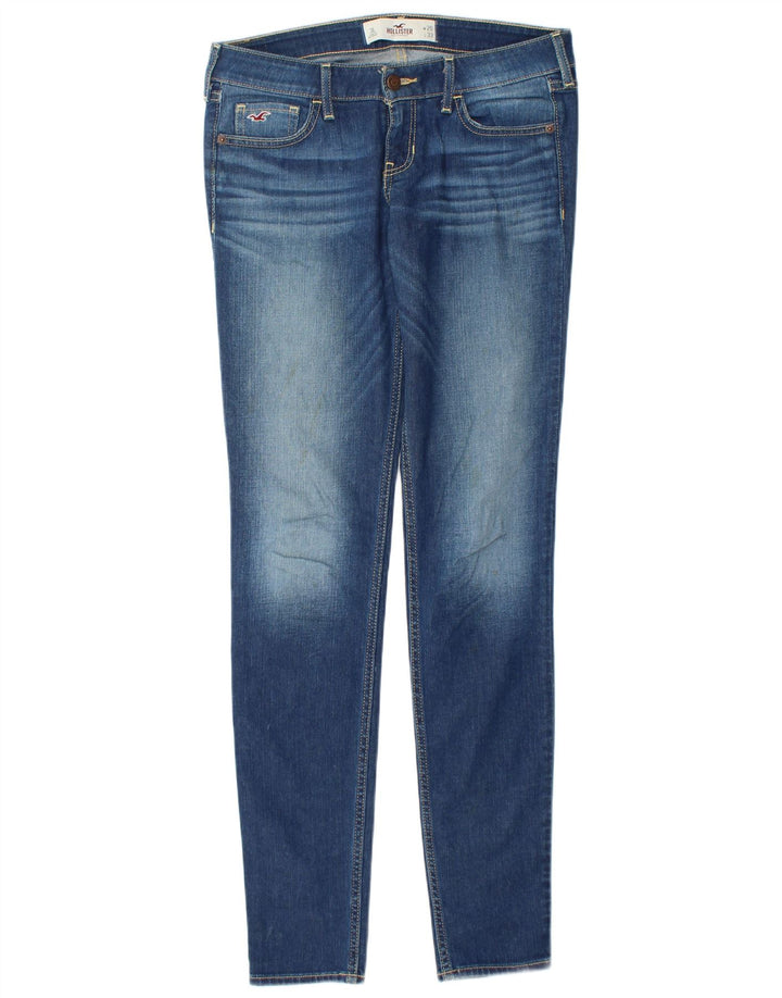 HOLLISTER Damen lange Röhrenjeans US 3 XS W26 L33 Blaue Baumwolle