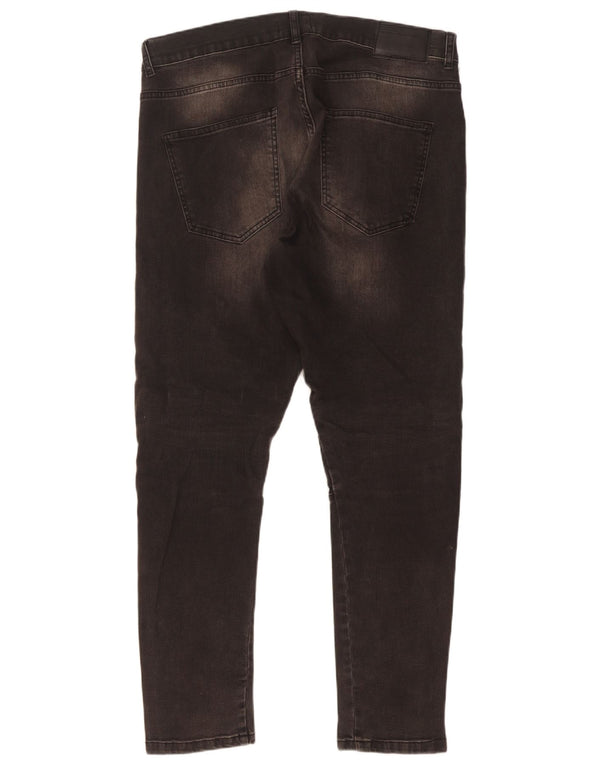 Zara Herren Skinny Jeans EU 46 XL W36 L31 Schwarz