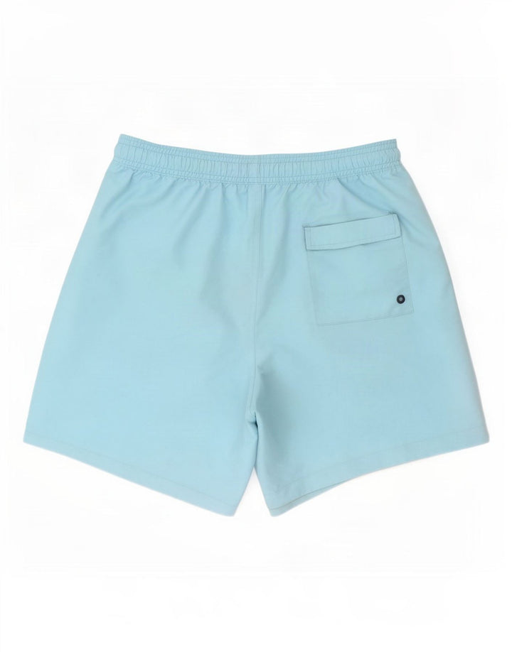Calvin Klein Herren-Badeshorts mit Grafik, klein, blau, Farbblock-Polyester