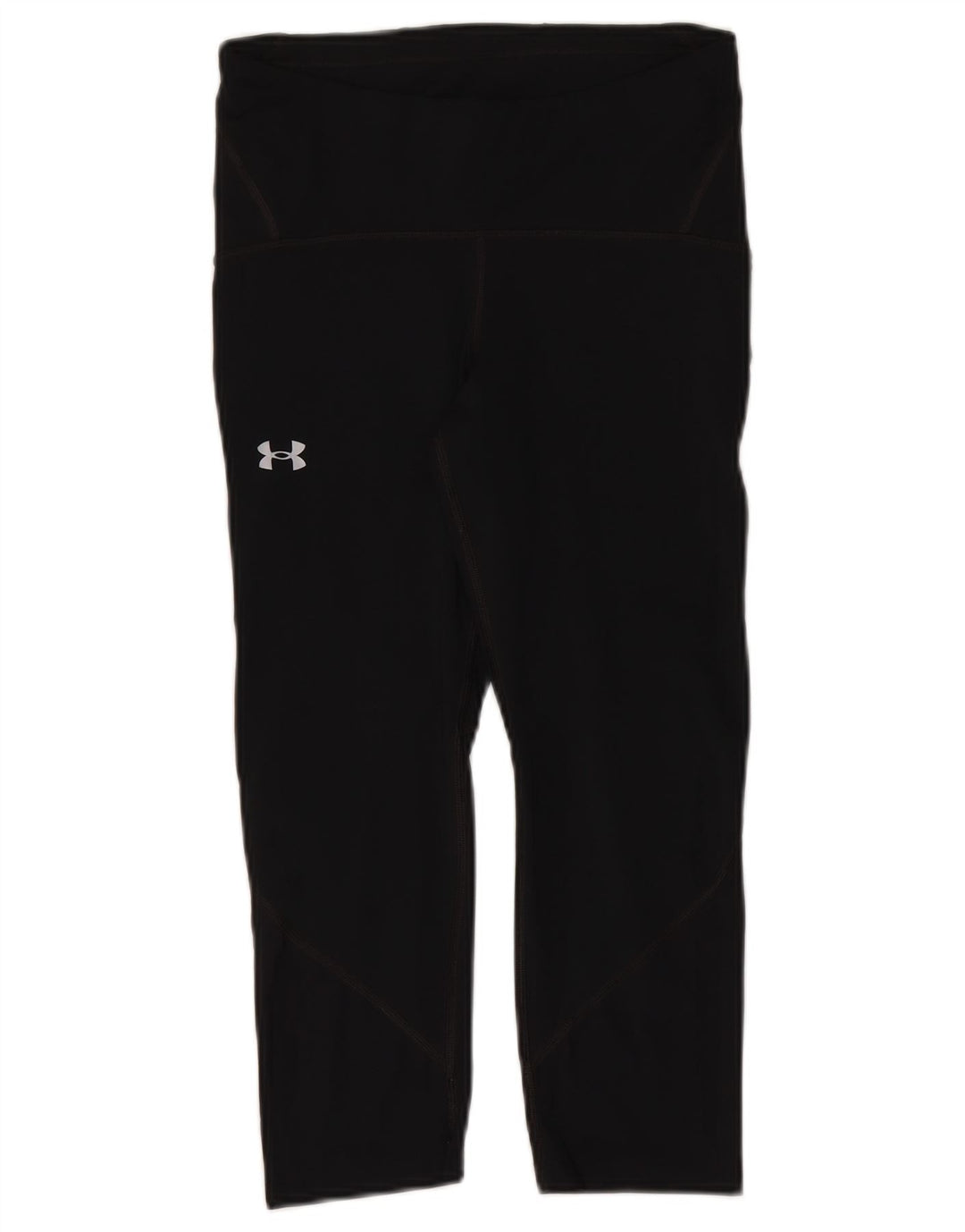 Under Armour Damen Capri-Leggings UK 14 Medium Schwarz