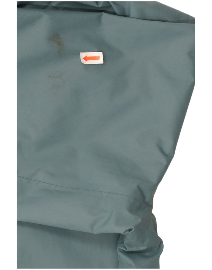 DECATHLON Quechua-Regenjacke mit Kapuze für Jungen, 12–13 Jahre, grünes Polyester