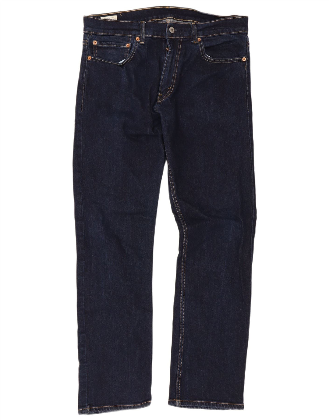 Levi's Herren 551 Straight Jeans W36 L32 Marineblaue Baumwolle