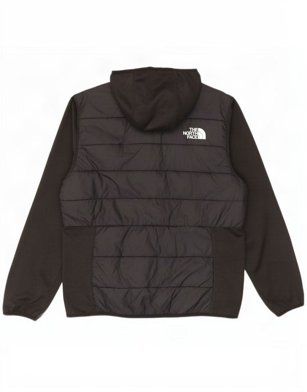 The North Face Herren-Trainingsanzug mit Kapuze, gepolstert, Jacke, Größe L, Schwarz