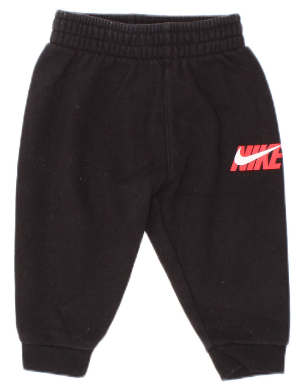 Nike Baby Jungen Graphic Joggers Trainingshose, 6–9 Monate, schwarze Baumwolle
