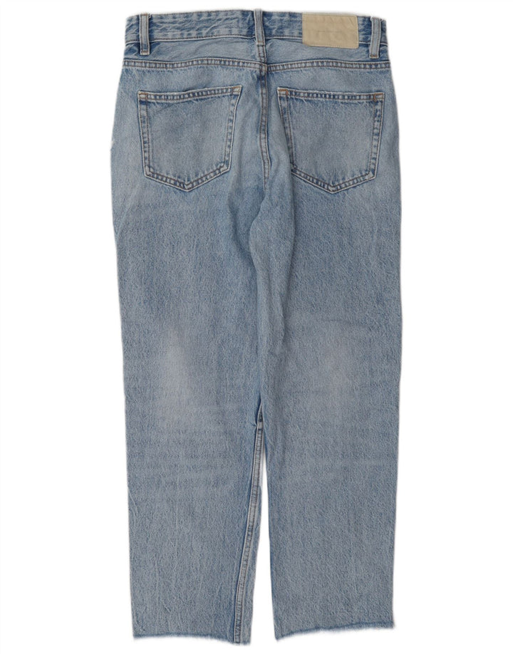 Zara Herren Straight Jeans EU 38 Small W30 L26 Blaue Baumwolle
