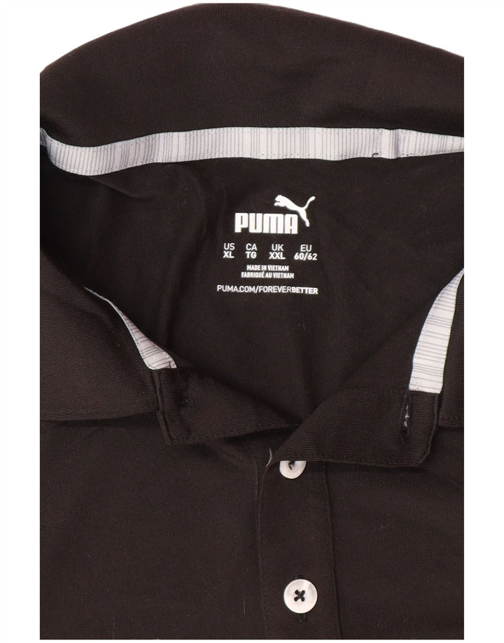 PUMA Herren Poloshirt 2XL Grau Colourblock