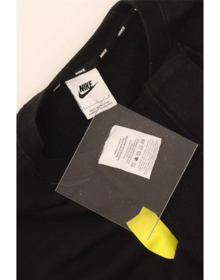 Nike Herren-Sweatshirt „Oregon Ducks“ mit Grafik, groß, aus schwarzer Baumwolle