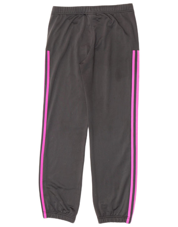 Adidas Mädchen-Trainingshose, Jogginghose, 14–15 Jahre, graues Polyester