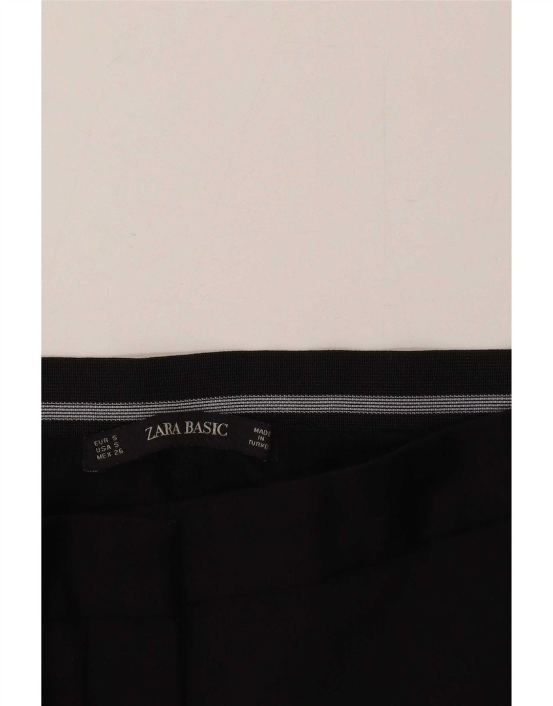 Zara Slim Chino-Hose für Damen, Größe S, W26, L26, Schwarz