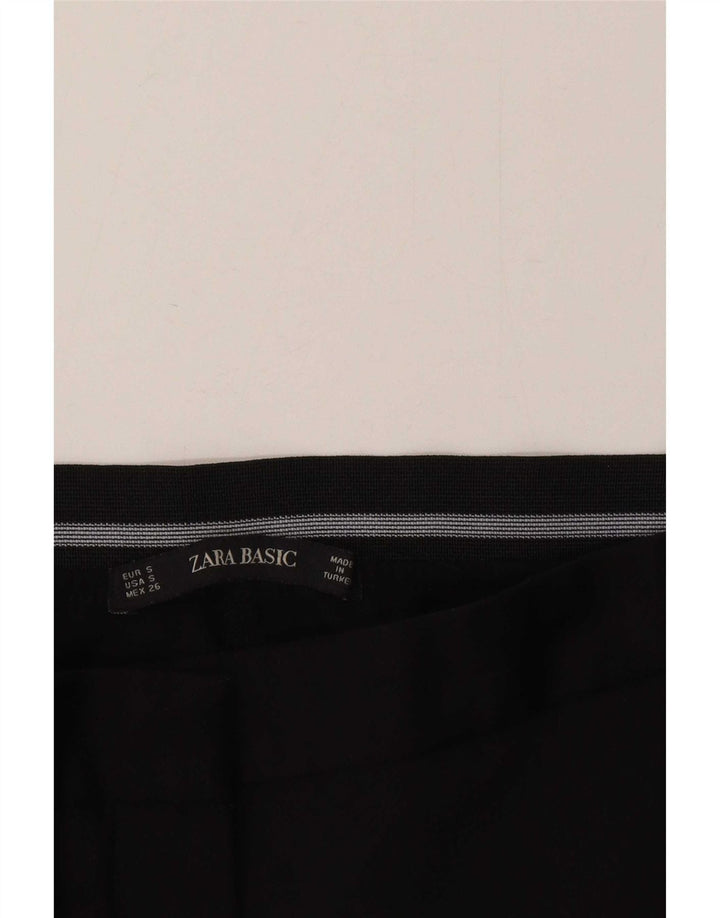 Zara Slim Chino-Hose für Damen, Größe S, W26, L26, Schwarz