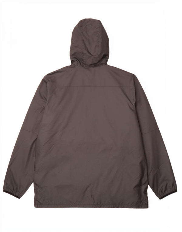 Nike Herren Graphic Hooded Rain Jacket UK 42 XL Schwarz Polyester
