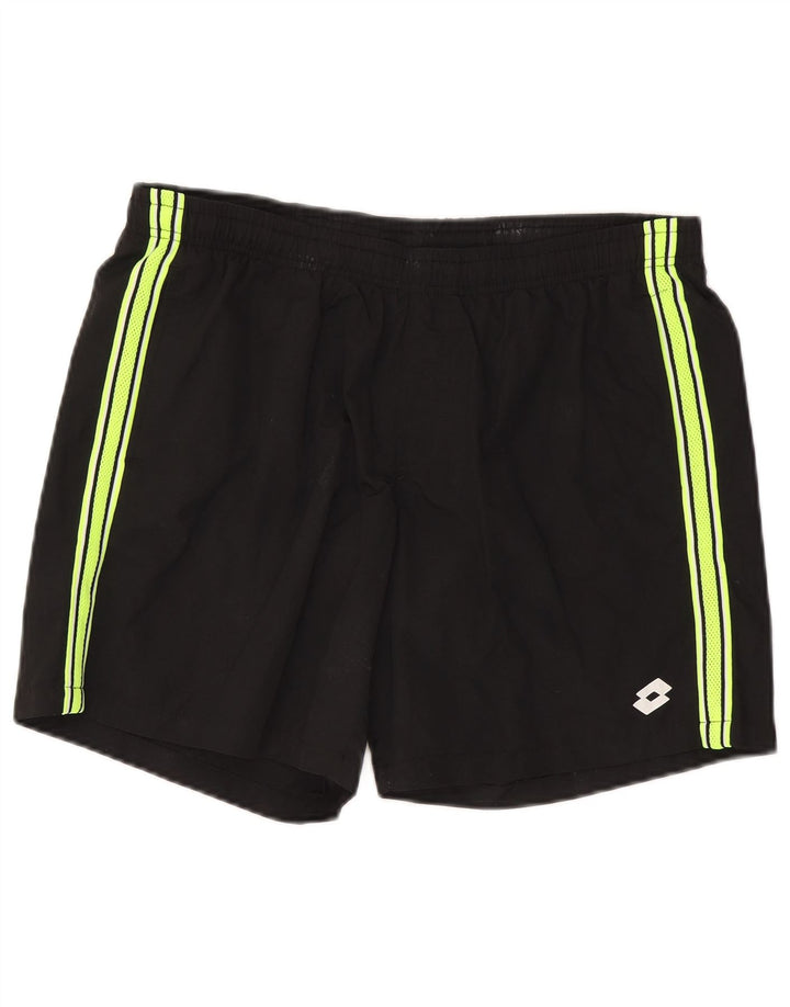 Lotto Herren-Sportshorts, Größe L, Schwarz
