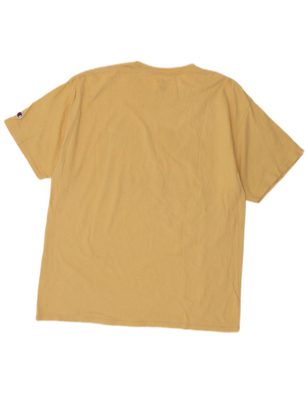 Champion Herren Grafik T-Shirt Top XL Gelb