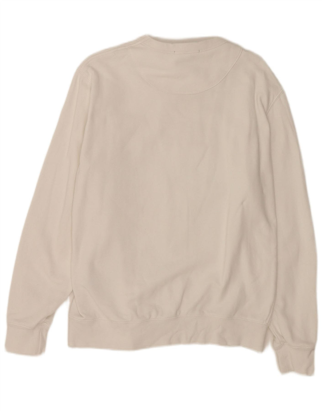Liu Jo Damen Grafik-Sweatshirt-Pullover UK 14 Mittelweiße Baumwolle