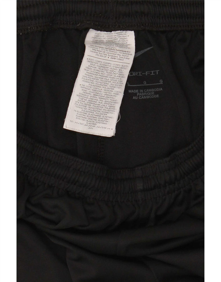 Nike Herren Dri Fit Trainingshose, Größe L, Schwarz, Polyester