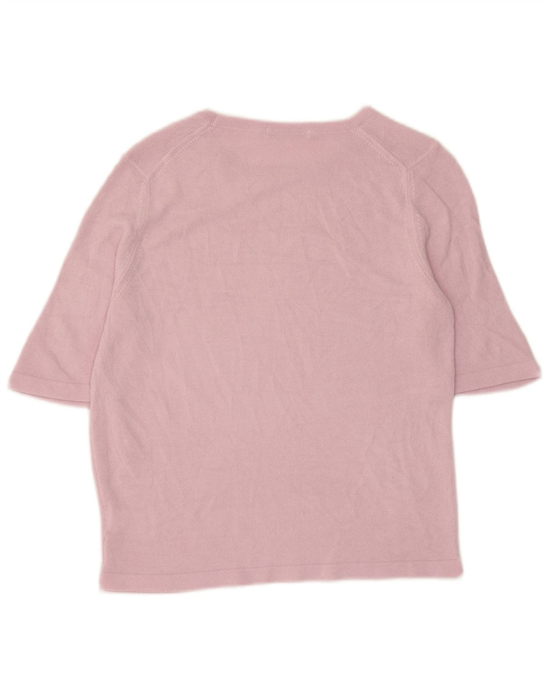 Marks & Spencer Damen-Top, 3/4-Ärmel, UK-Größe 10, Small, Lila, Acryl