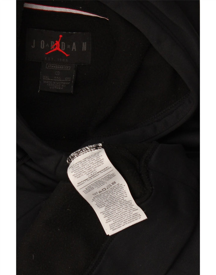 Jordan Herren Graphic Standard Fit Kapuzenpullover 2XL Schwarz Polyester