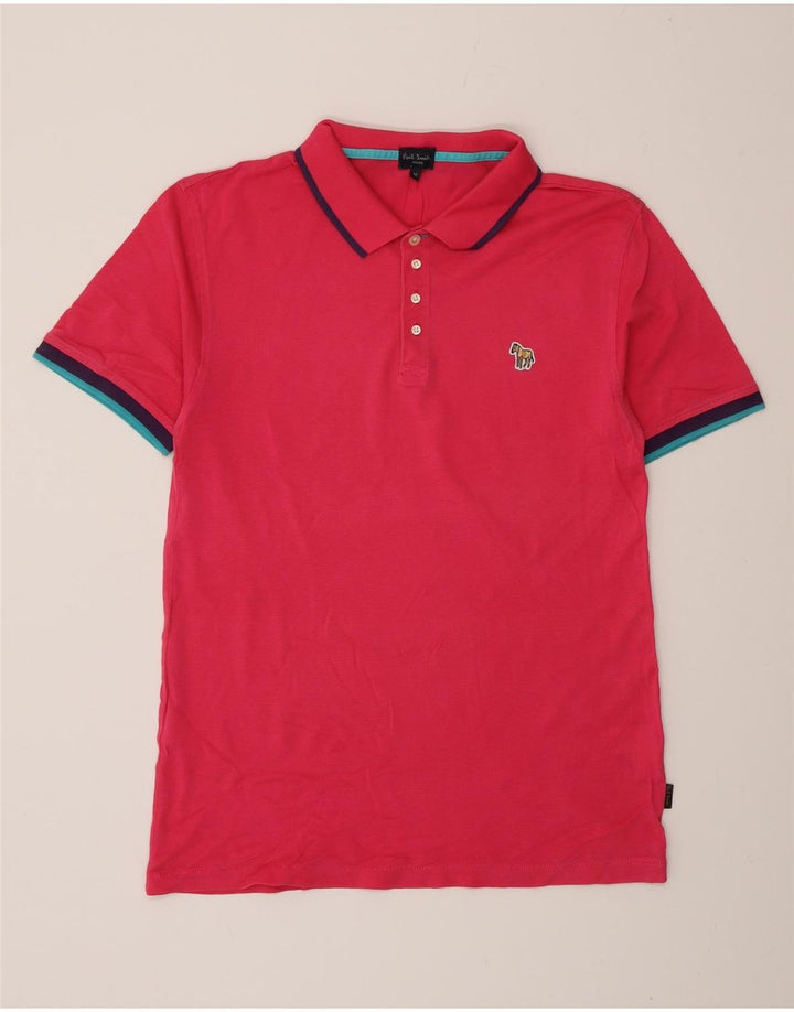 Paul Smith Herren-Poloshirt aus mittelrosa Baumwolle