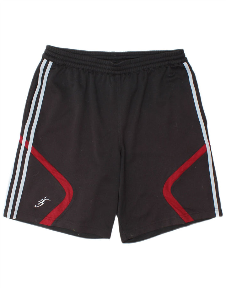 Adidas Herren Climacool Sportshorts, groß, schwarzes Farbblock-Polyester