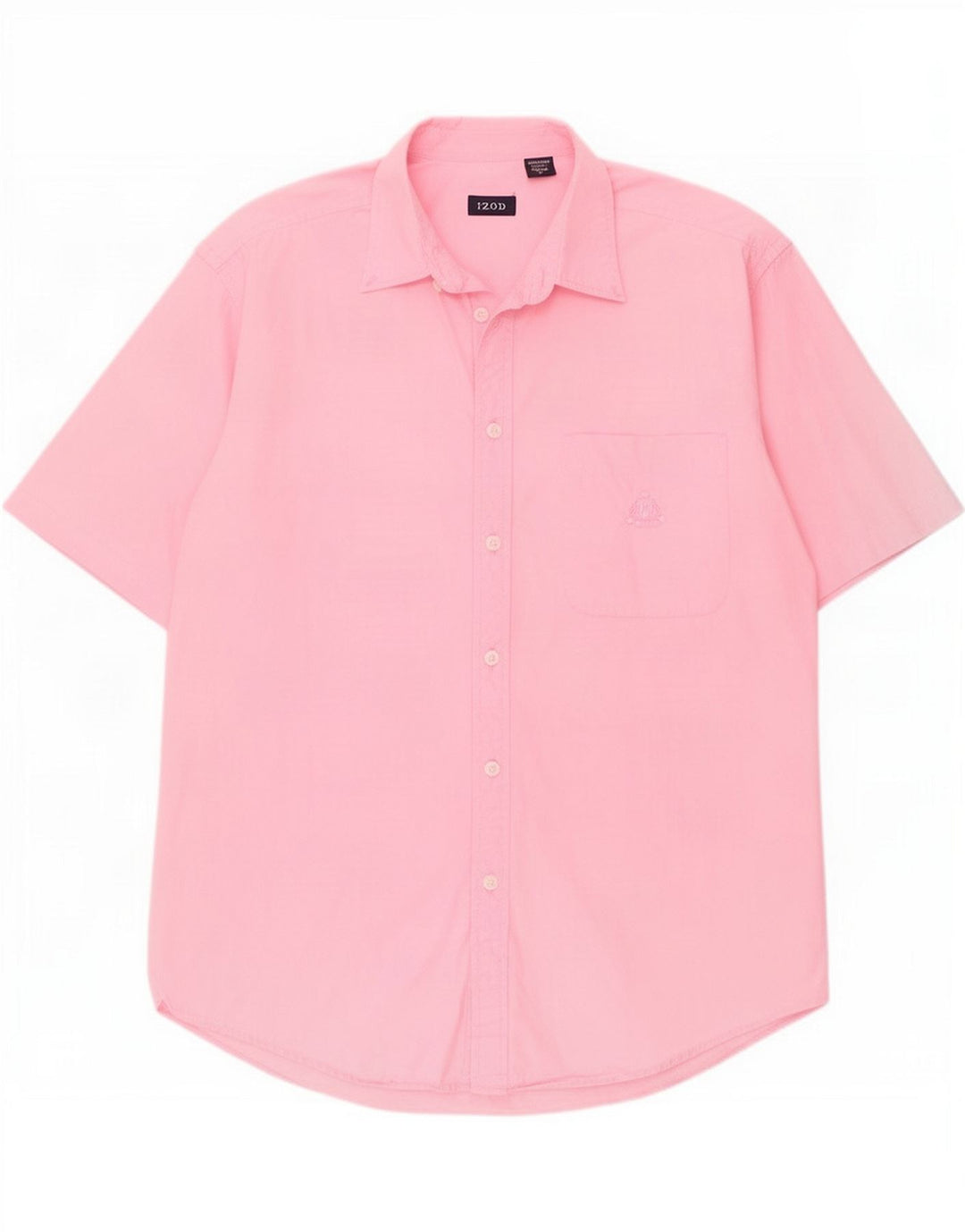 Izod Herren Kurzarmhemd Mittelrosa