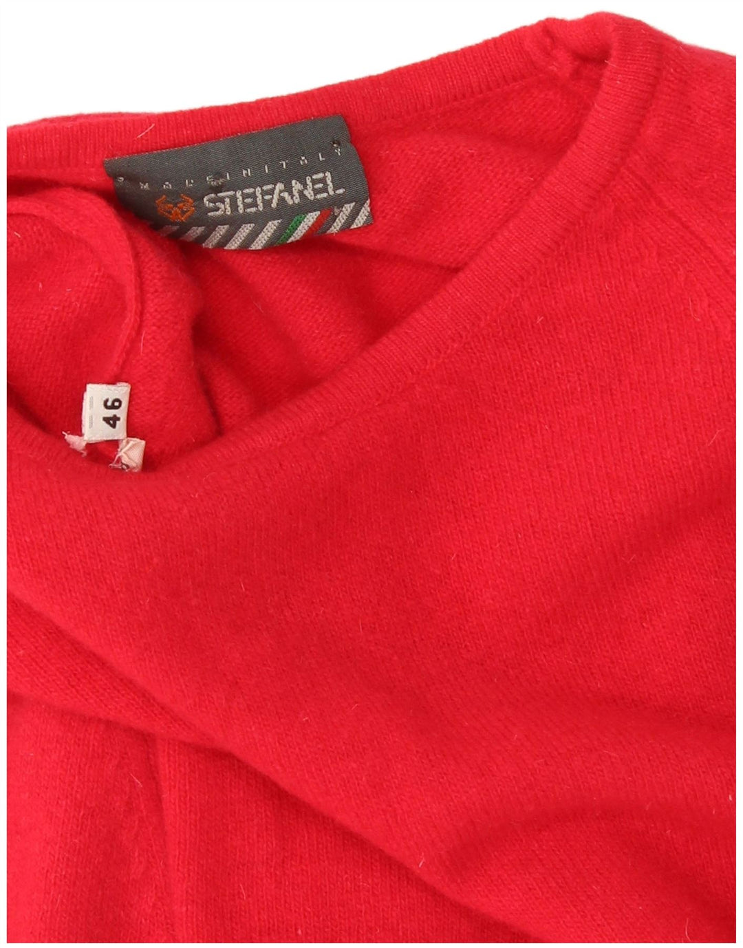 Stefanel Damen Pullover mit Rundhalsausschnitt IT 46 Large Pink