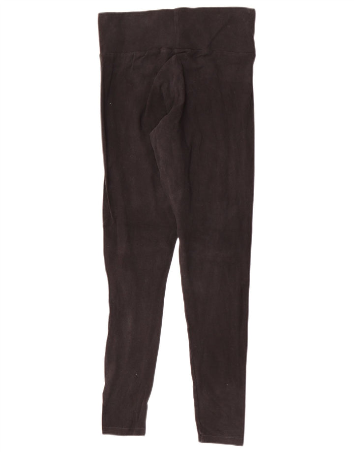 ADIDAS Damen Leggings UK 12 Medium Schwarz