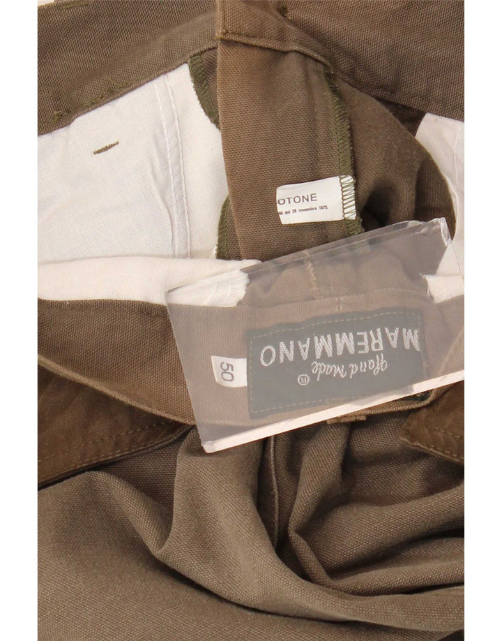 Maremmano Herren Cargohose IT 50 Large W34 L28 Braun Colourblock