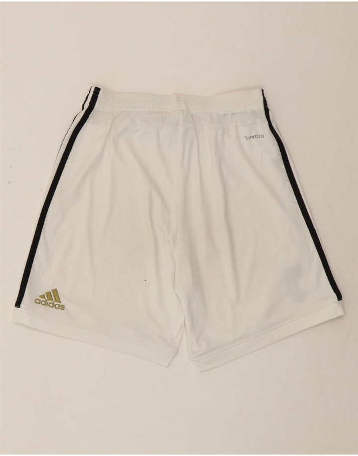 Adidas Damen Juventus Sport Shorts UK 8 Small Weiß Polyester