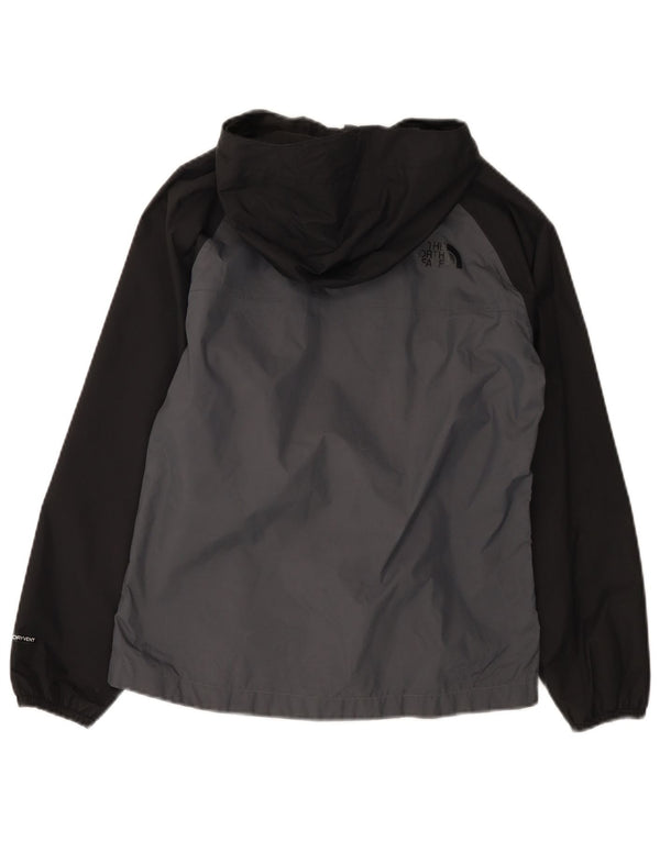 THE NORTH FACE Jungen-Regenjacke mit Kapuze, 11–12 Jahre, Größe L, Schwarz, Farbblock