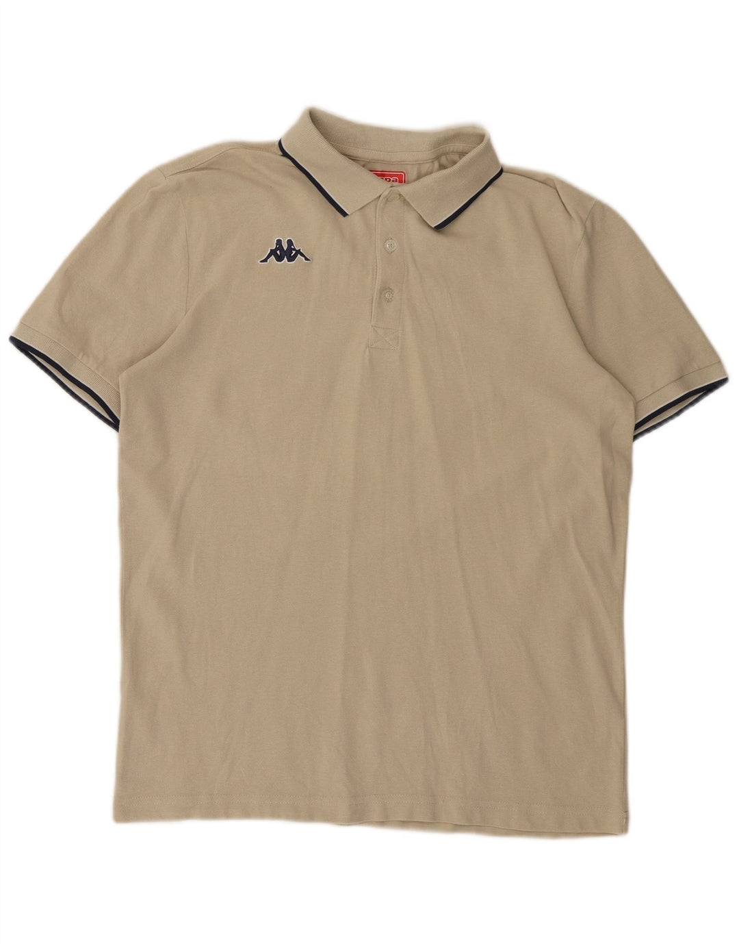 KAPPA Mens Polo Shirt Large Beige