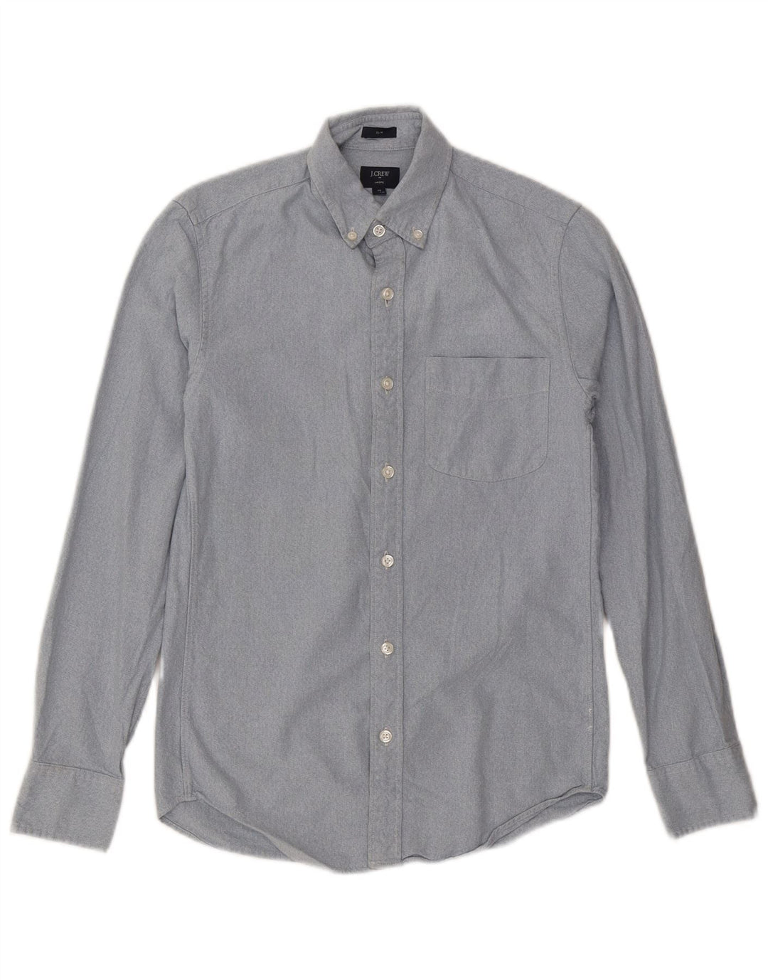 J. CREW Herren Slim Fit Hemd XS Blau Baumwolle