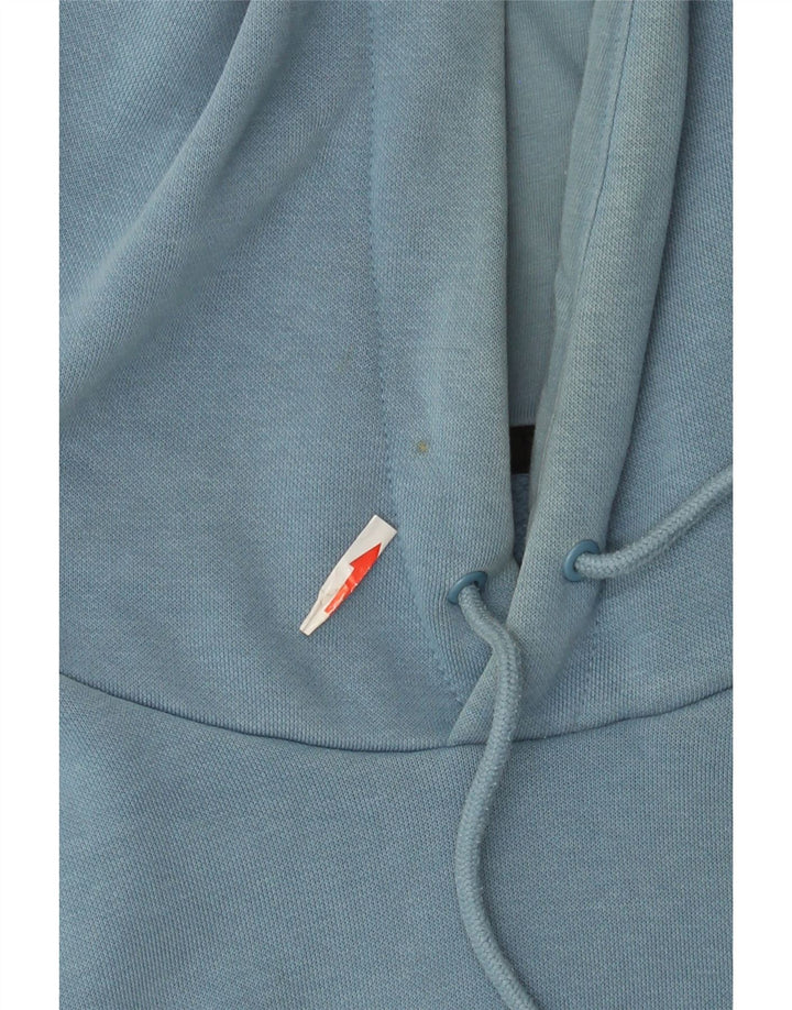 Puma Herren Kapuzenpullover, klein, blaue Baumwolle