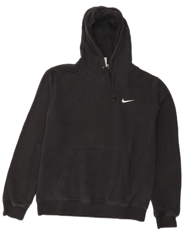 Nike Herren-Hoodie-Pullover aus mittelschwarzer Baumwolle