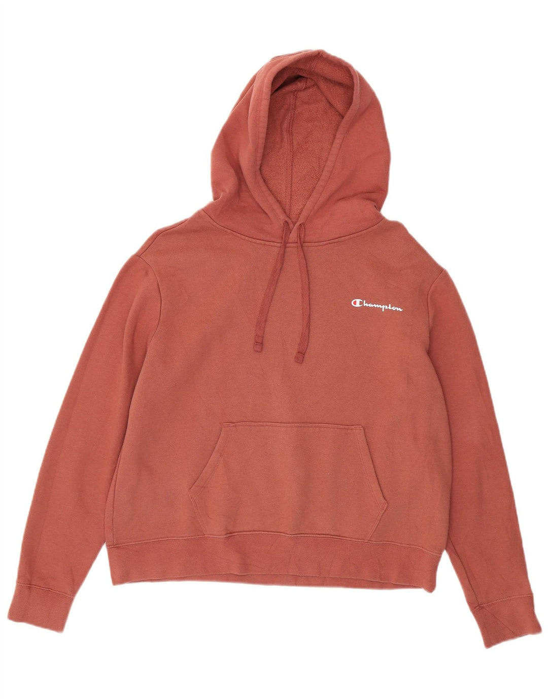 CHAMPION Damen-Übergroßer Kapuzenpullover, UK 14, mittlere kastanienbraune Baumwolle