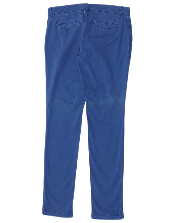 Tommy Hilfiger Slim Chino-Hose für Damen, W28, L32, blaue Baumwolle