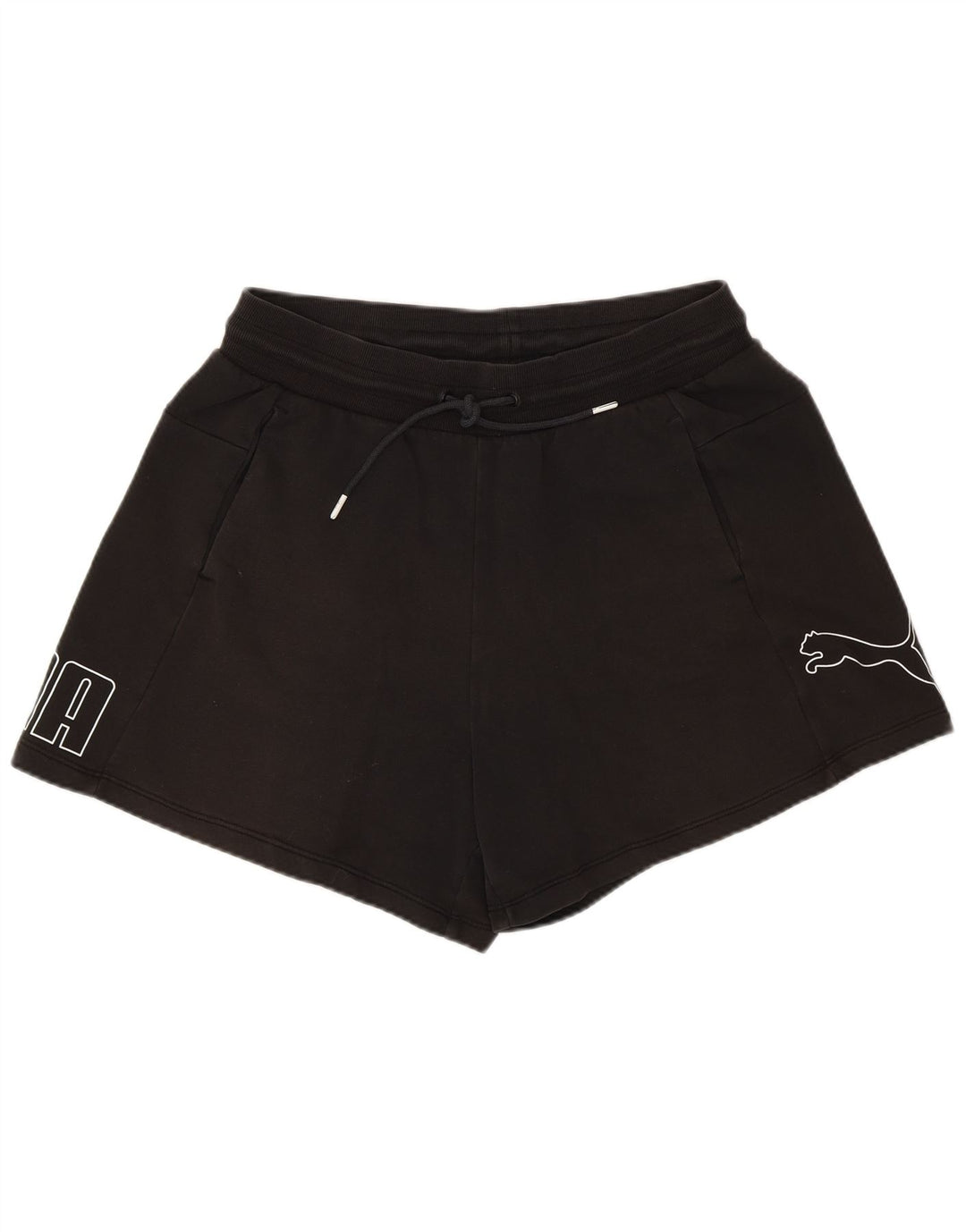 Puma Damen Graphic Sport Shorts Large Schwarz