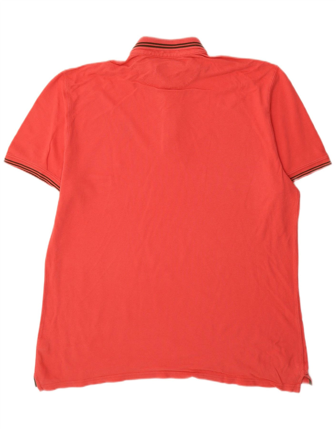 Massimo Dutti Herren Poloshirt 2XL Rote Baumwolle