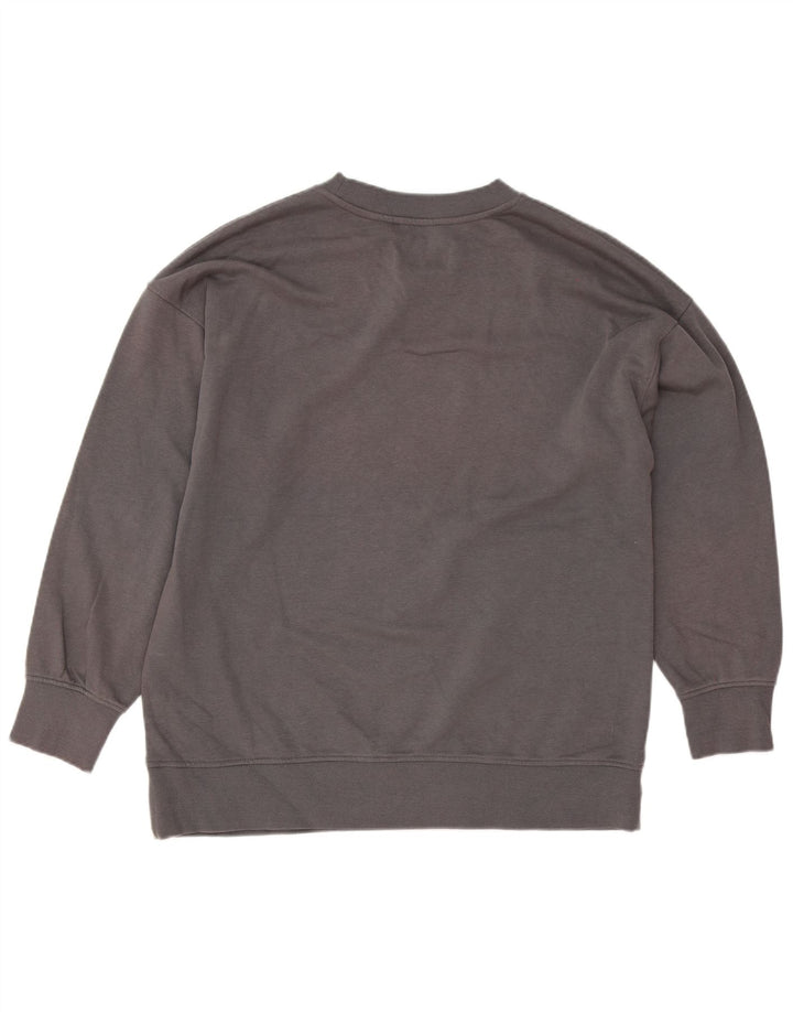 Zara Damen-Sweatshirt in Übergröße, Gr. 10, Größe S, Grau, Baumwolle