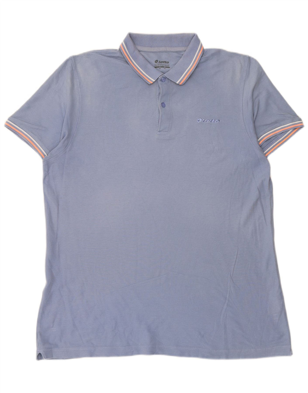 LOTTO Herren Poloshirt 2XL Blau Baumwolle
